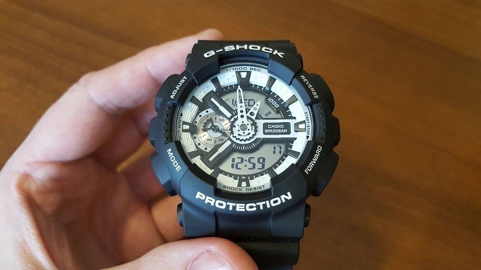 Đồng hồ G-Shock GA-110BW-1ADR: Đồng hồ thể thao, giá rẻ - Ảnh 4