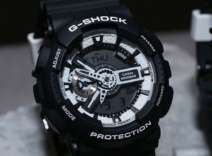 Đồng hồ G-Shock GA-110BW-1ADR: Đồng hồ thể thao, giá rẻ - Ảnh 5