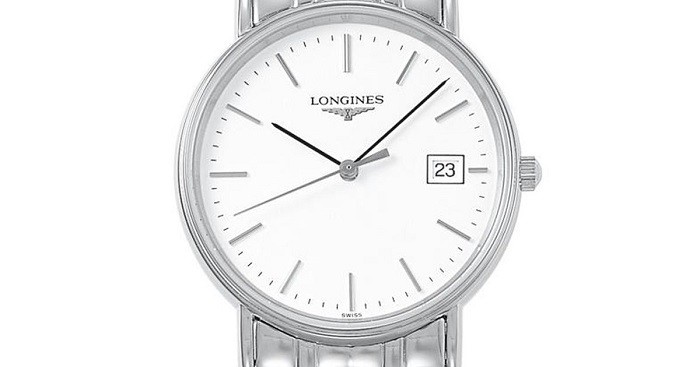 Đồng hồ Longines L4.819.4.12.6 máy pin mạ bạc sang trọng - Ảnh 2