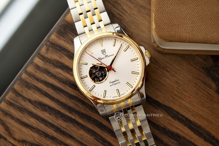 Đồng hồ Olym Pianus 99009AMSK-T-2, dây đeo phong cách demi - Ảnh 2