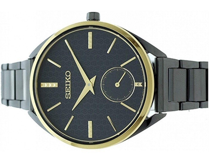 Đồng hồ Seiko SRKZ49P1 tone màu đen huyền bí và ấn tượng - Ảnh 2