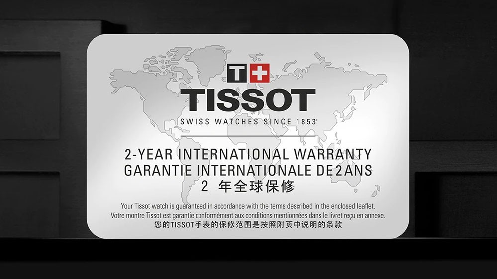 Đồng hồ Tissot 1853 Trung Quốc không có thẻ bảo hành hợp lệ của Tissot quốc tế