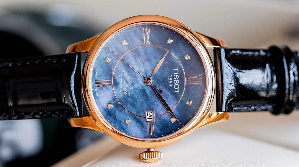đồng hồ Tissot đính kim cương ấn tượng với màu xanh - ảnh 8