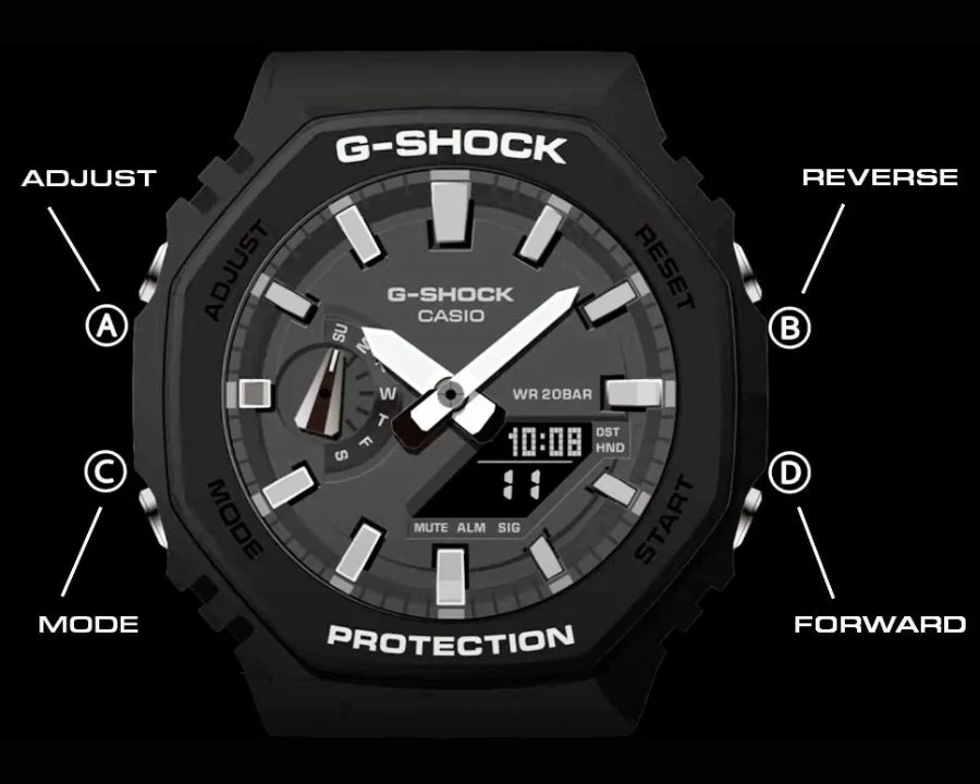 Cách chỉnh đồng hồ điện tử G-Shock - Ảnh 7