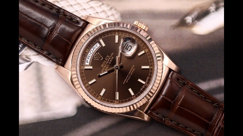 Đồng hồ Rolex dây da nam nữ giá bao nhiêu mua ở đâu - Ảnh 16
