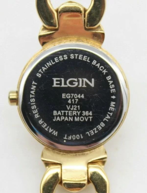 Mặt lưng đồng hồ Elgin chính hãng được khắc tinh xảo - Ảnh 12