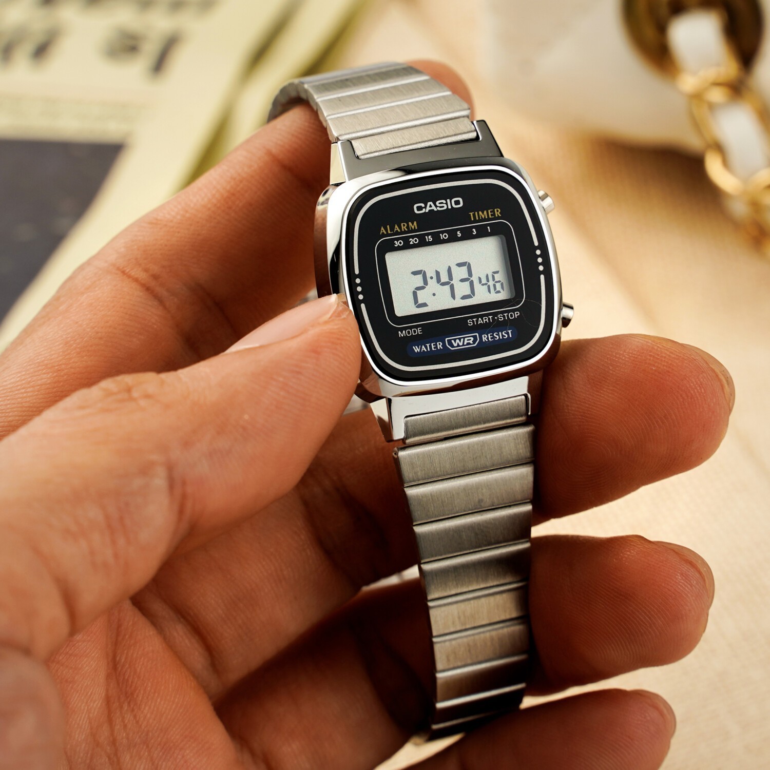 Đồng hồ nữ Casio LA670WA-1DF chính hãng 100% - hình 2