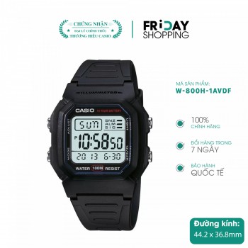 Đồng hồ nam Casio điện tử W-800H-1AVDF