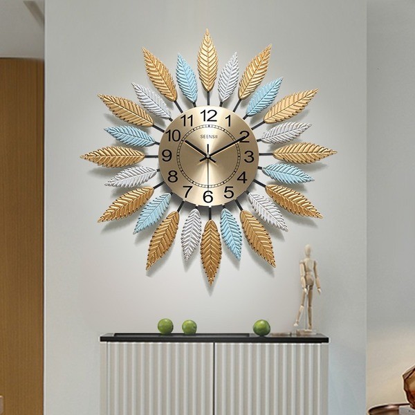 Top mẫu đồng hồ dán tường 3D nghệ thuật đẹp cho nhà ở - Ảnh 1 