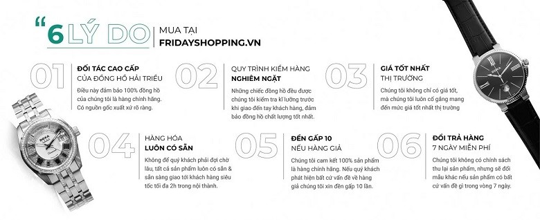 Friday Shopping là kênh bán đồng hồ chính hãng giá rẻ, uy tín - Ảnh 21