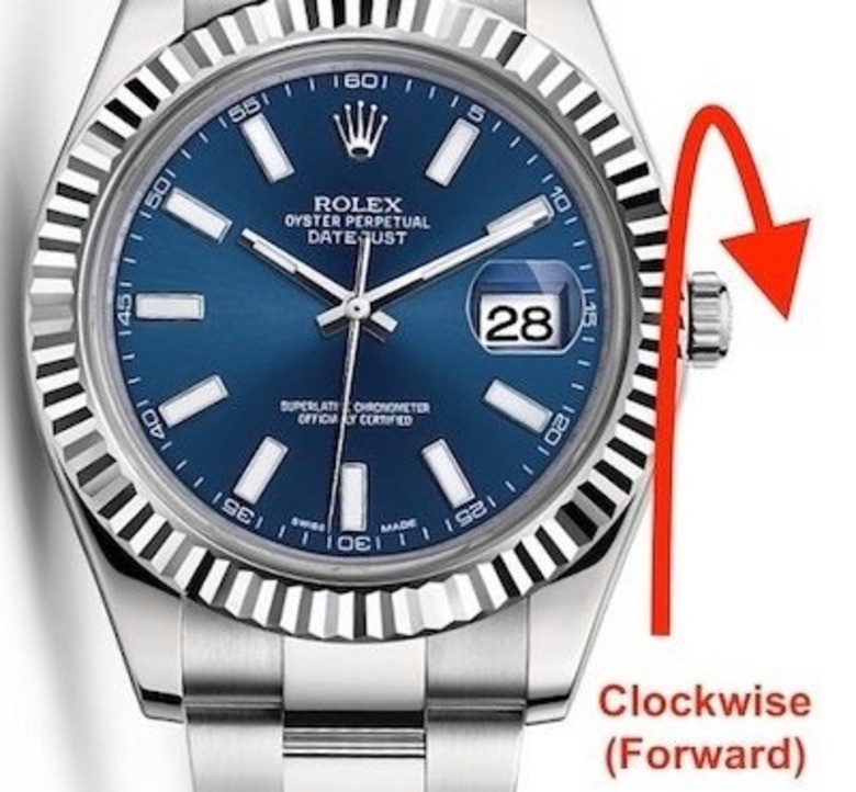 Cách chỉnh ngày giờ sử dụng đồng hồ Rolex dễ hiểu nhất - Ảnh 16