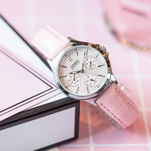 Đồng hồ nữ Casio dây da LTP-V300L-4AUDF 1 Casio LTP-V300L-4AUDF