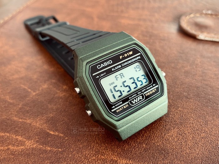Đồng hồ nam Casio điện tử F-91WM-3ADF 2 Casio điện tử F-91WM-3ADF