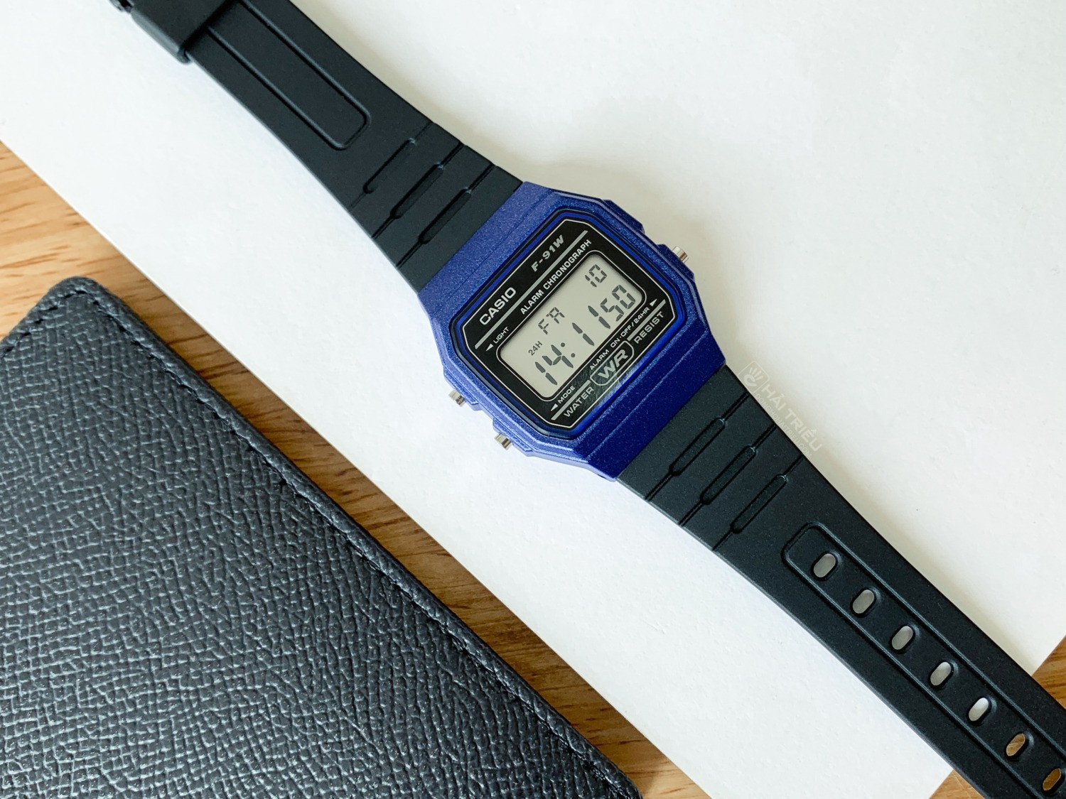 Đồng hồ điện tử nam Casio F-91WM-2ADF 2 F-91WM-2ADF