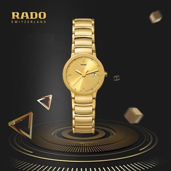 Centrix Automatic là mẫu đồng hồ Rado nam màu vàng thanh lịch - Hình 7