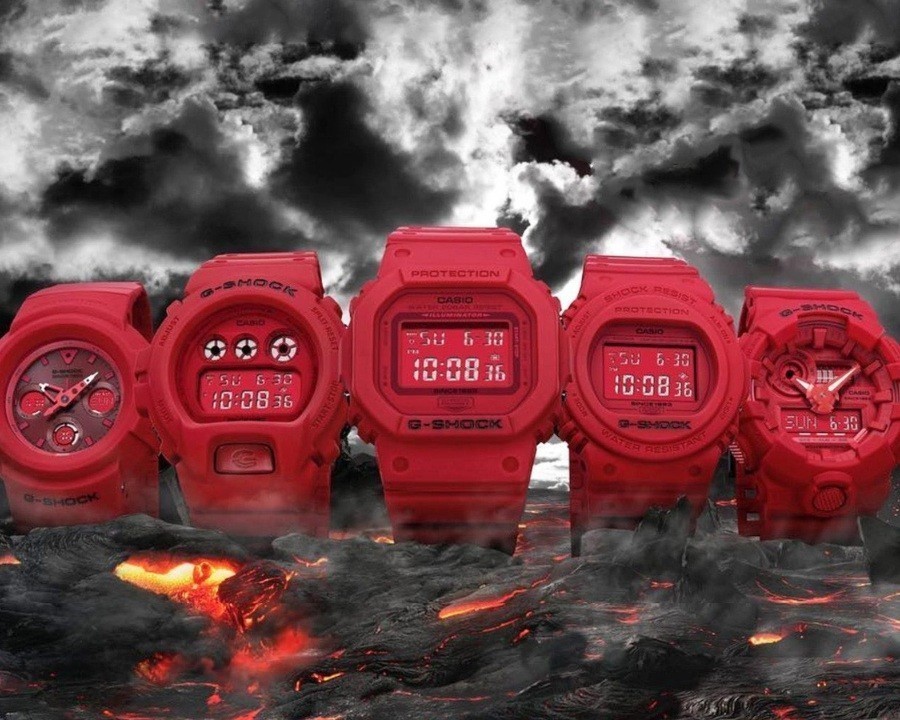 G Shock 35th Anniversary - G Shock Limited Edition Red Out - hình 4