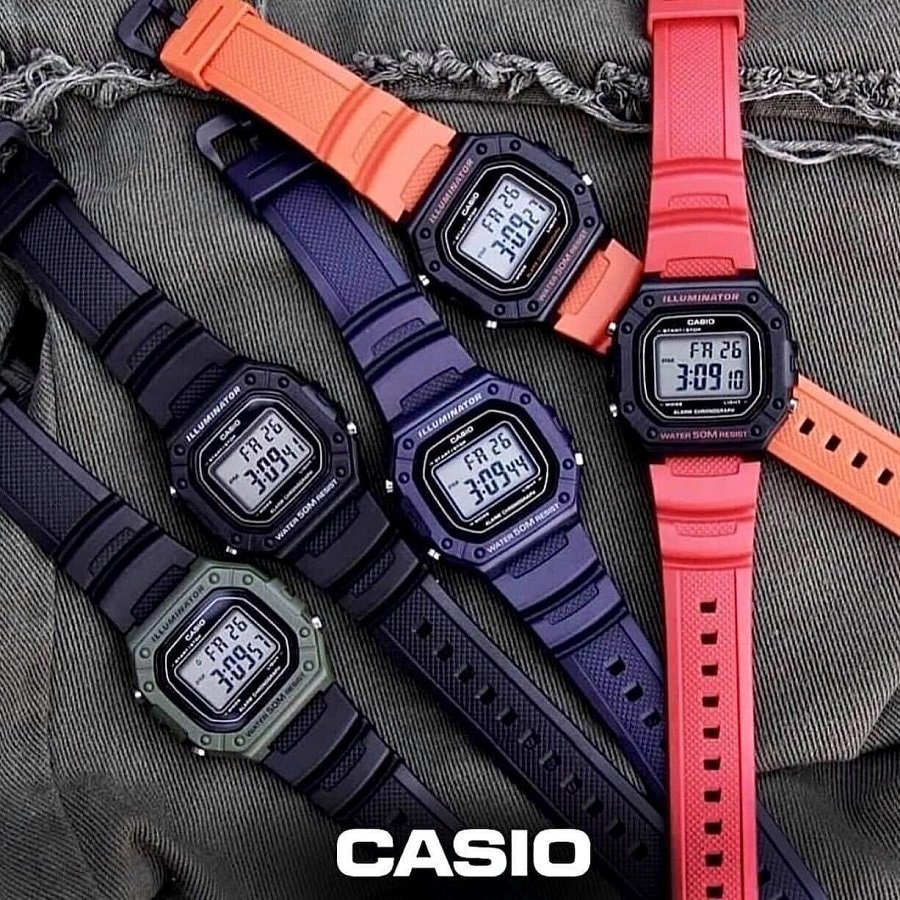 Đồng hồ Casio W-218H-1AVDF chính hãng 100% - hình 2