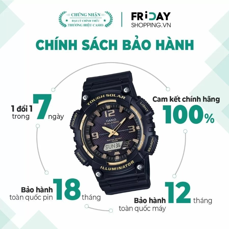 Đồng hồ Casio AQ-S810W-1A3VDF chính hãng 100% - Ảnh 1