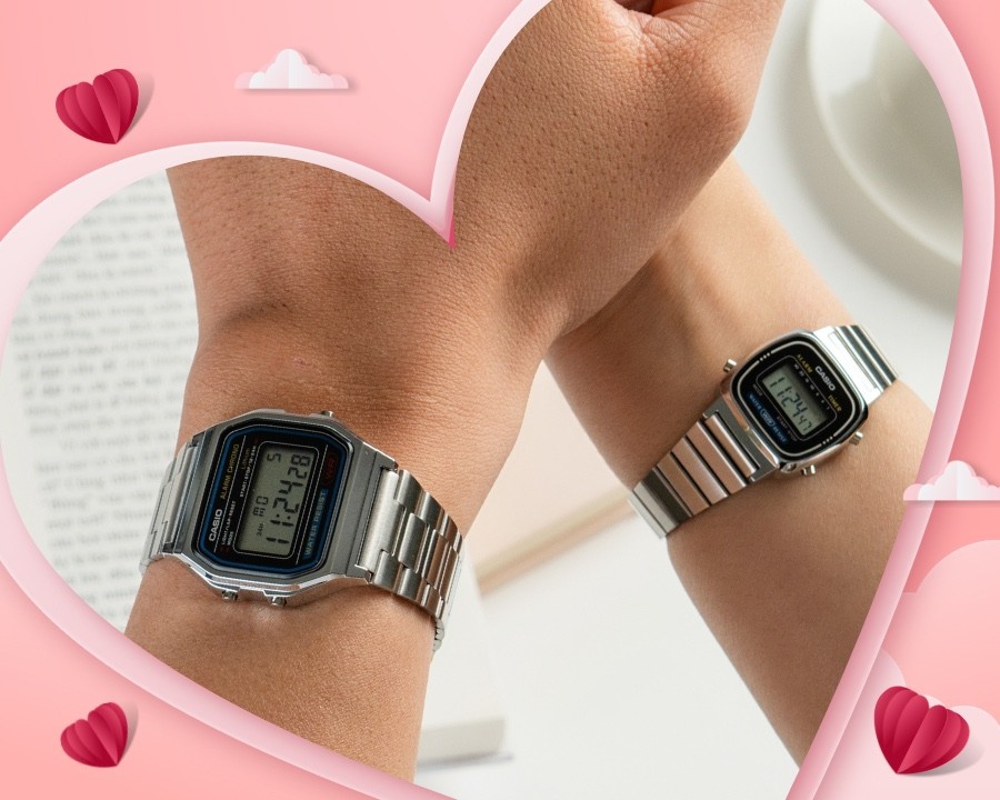 10+ cặp đồng hồ đôi Casio nam nữ chính hãng 100%, giảm 20% - Ảnh 3