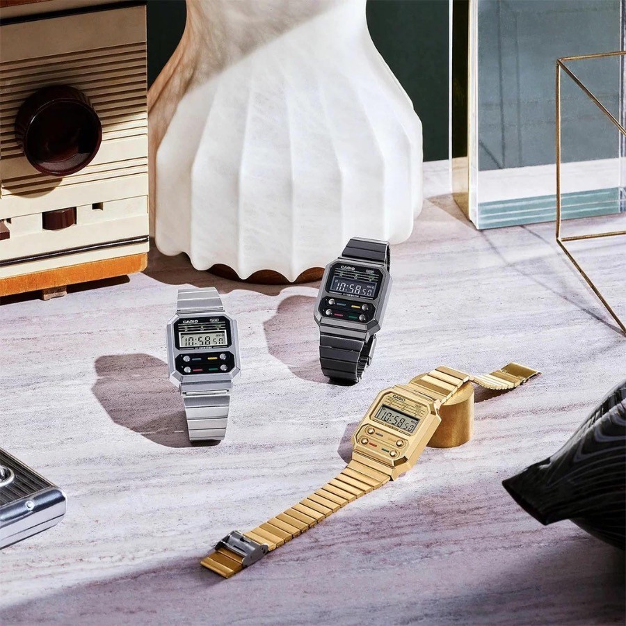 Đồng hồ Casio điện tử dây kim loại đáng sở hữu nhất - Ảnh 8